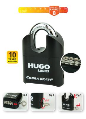 Λουκέτα συνδυασμού υπερασφαλείας HUGO