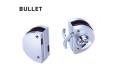 Κλειδαριές ασφαλείας BULLET μέσα-έξω κλείδωμα κατάλληλες για γυάλινες πόρτες