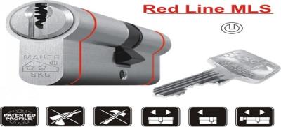 Κύλινδροι ασφαλείας MAUER RED LINE με δόντια πατενταρισμένοι