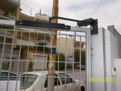Τοποθέτηση ειδικής σούστας επαναφοράς σε καγκελόπορτα